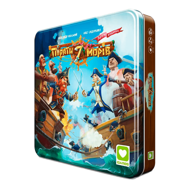 Настольная игра IGAMES Пираты 7 морей. Второе издание - Фото 1 Настольная игра IGAMES Пираты 7 морей. Второе издание - изображение 1