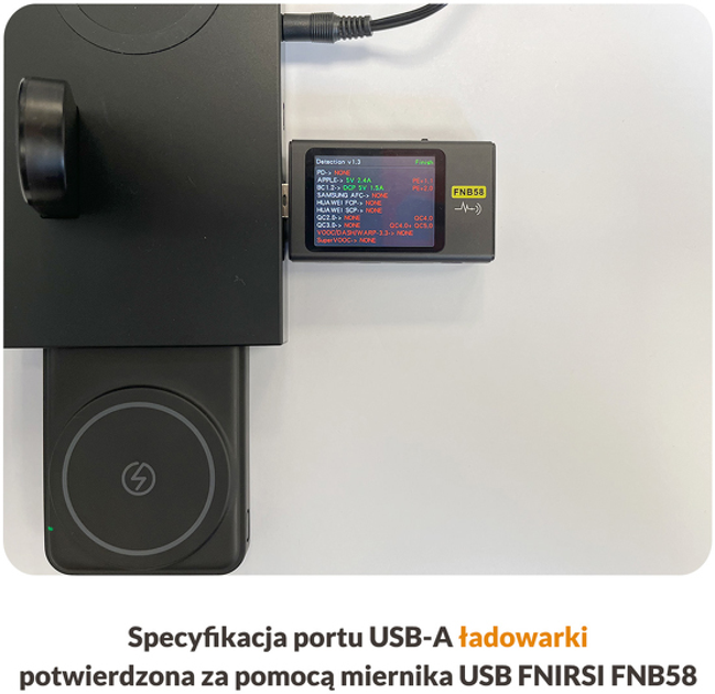 Bezprzewodowa ładowarka Unitek 48W z zasilaczem (4894160049018) - obraz 7