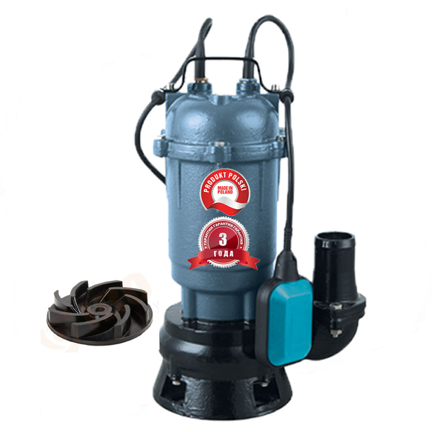 Насос дренажно фекальный чугунный Akwa Pumps WQD 10 - 1,1 kWt 1100.0 Вт ...