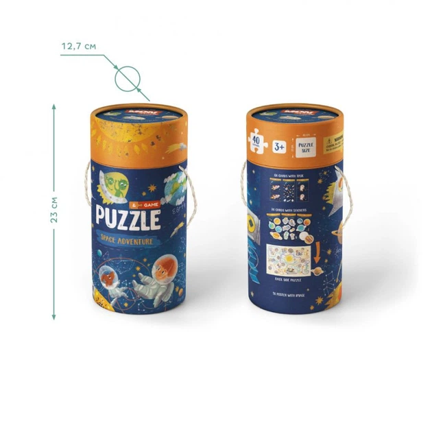 Детский пазл/игра Mon Puzzle "Космическое приключение" 40 элементов (20011200001111) - изображение 4
