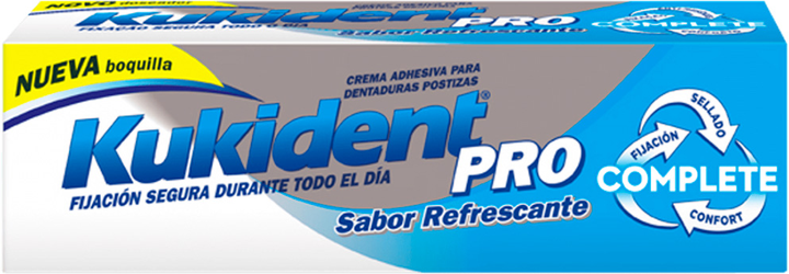 Krem Kukident Complete Pro Sabor Refrescante do utrwalający protezy zębowe 47 g (8470001582454) - obraz 1