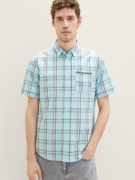 Сорочка Tom Tailor XXL Блакитний 1037066-31821 - Фото 1 Сорочка Tom Tailor XXL Блакитний 1037066-31821 - изображение 1