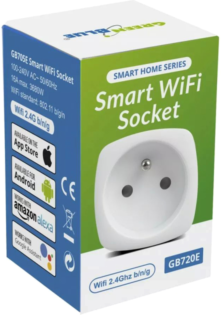 Inteligentna wtyczka GreenBlue WiFi GB720E (5902211124276) - obraz 5