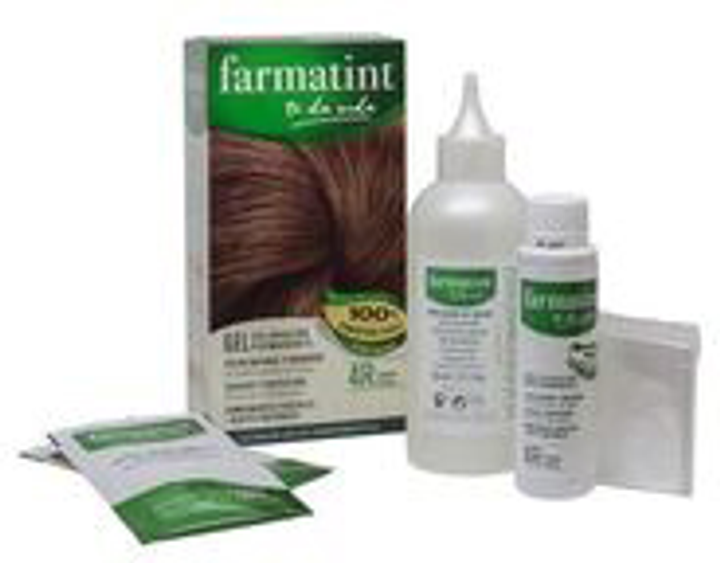 Крем-фарба для волосся з окислювачем Farmatint Permanent Color Gel 4N Brown 135 мл (8470001791764) - зображення 1