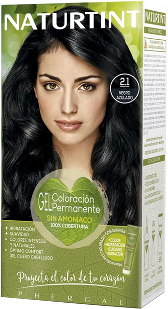 Farba kremowa bez utleniacza do włosów Naturtint 2.1 Ammonia Free Hair Colour 170 ml (8436004843305) - obraz 1