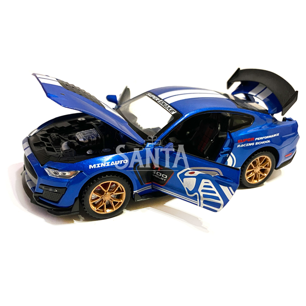 Машинка металлическая Ford Mustang Shelby GT500 "AutoExpert" Форд Мустанг шелби GT500 синий 16*6*6 см (LF - 03608) - Фото 6 Машинка металлическая Ford Mustang Shelby GT500 "AutoExpert" Форд Мустанг шелби GT500 синий 16*6*6 см (LF - 03608) - изображение 6