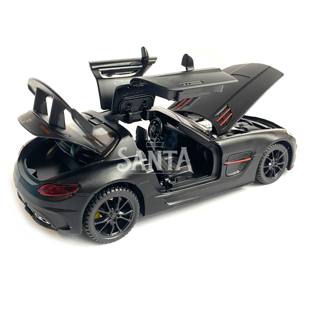 Іграшкова машинка металева Mercedes-AMG GT Black Series АвтоЕксперт, Mercedes, AMG, чорний, звук, світло, іннерція, відкр. двері, капот, багажник, 15*6*5 см (87036) - Фото 7 Іграшкова машинка металева Mercedes-AMG GT Black Series АвтоЕксперт, Mercedes, AMG, чорний, звук, світло, іннерція, відкр. двері, капот, багажник, 15*6*5 см (87036) - зображення 7