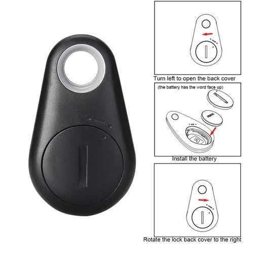 Трекер GPS брелок для відстеження собак та котів Чорний - зображення 5