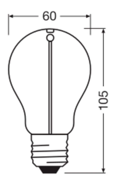 Світлодіодна лампа Osram Filament Vinatge 1906 Magnet A60 1.8W 2700K 80Lm E27 GOLD (4099854049996) - зображення 5