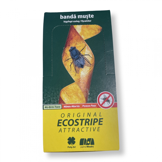Липкая лента от насекомых "Ecostripe" Чехия. 100 шт – купить онлайн на ...