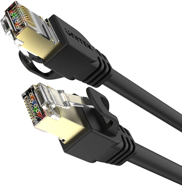 Patchcord Unitek Cat.7 SSTP RJ-45 (8P8C) 3m (C1811EBK) - obraz 2