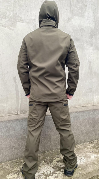 Костюм тактичний Softshell XL олива - зображення 2