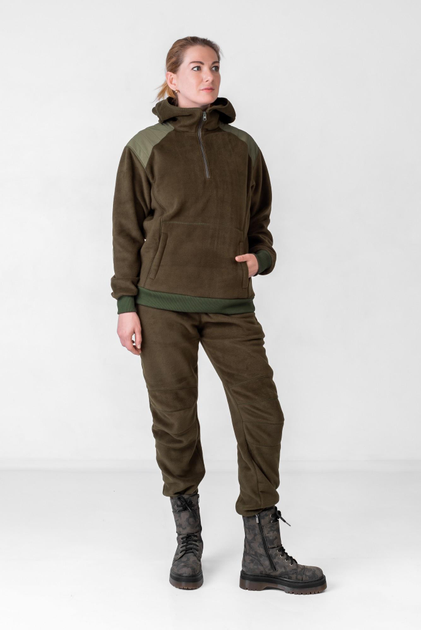 Костюм Eva Military спортивний флісовий, тактичний жіночий колір хакі, розмір XL (52-54) - зображення 1