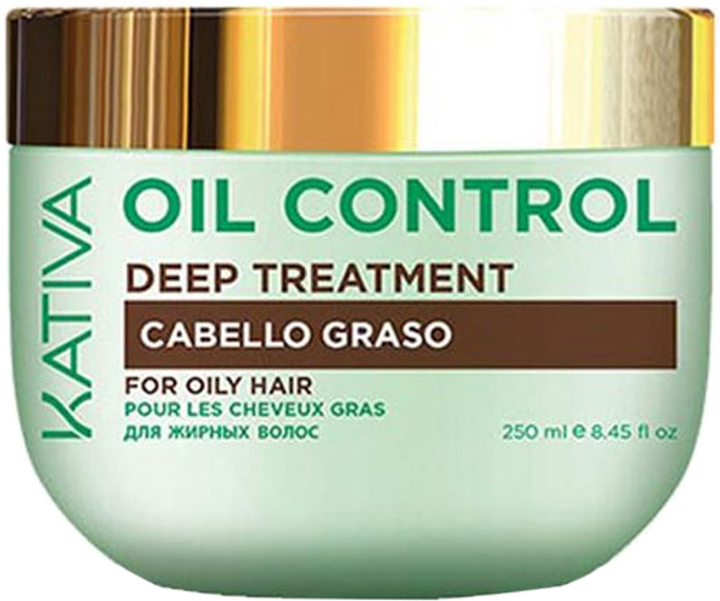 Maska do włosów Kativa Oil Control Deep Treatment 250 ml (7750075042889) - obraz 1