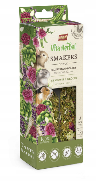 Topinambur z pasternakiem Vitapol Vita Herbal Smakers dla gryzoni i królika 2 szt (5904479043450) - obraz 1