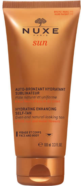 Сонцезахисний крем Nuxe Sun Hydrating Enhancing Self Tan Face And Body 100 мл (3264680015755) - зображення 1