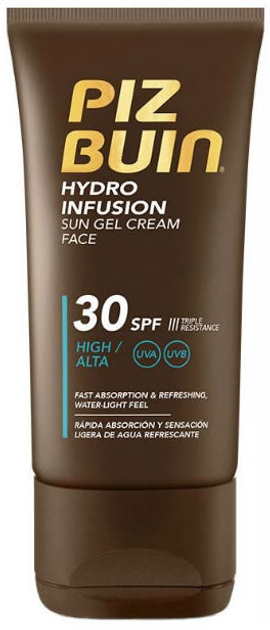 Сонцезахисний крем Piz Buin Hydro Infusion Sun gel Cream Face SPF30 50 мл (3574661486345) - зображення 1