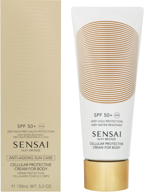 Сонцезахисний крем Sensai Silky Bronze Cellular Protective Cream For Body SPF50 150 мл (4973167699577) - зображення 1