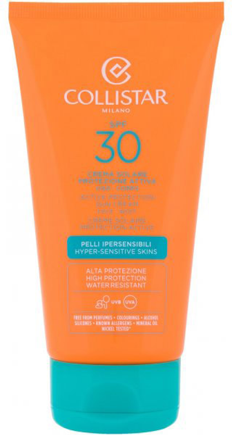 Сонцезахисний крем Collistar Active Protection Sun Cream Face Body SPF30 Hyper Sensitive Skins 150 мл (8015150262002) - зображення 1