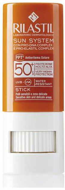 Сонцезахисний крем Rilastil Sun System Transparent Stick Sensitive Areas SPF50+ 8.5 мл (8050444859315) - зображення 1