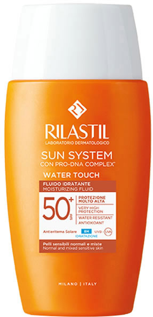 Сонцезахисний флюїд Rilastil Sun System SPF50+ Water Touch 50 мл (8055510242473) - зображення 1