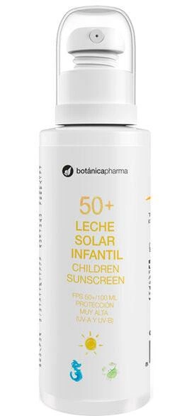 Молоко з легкою консистенцією Botanicapharma Children's Sunscreen Milk SPF50+ 100 мл (8435045202614) - зображення 1