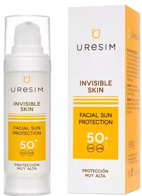 Krem przeciwsłoneczny Uresim Invisible Skin Facial SPF50+ 30 ml (8437001807017) - obraz 1