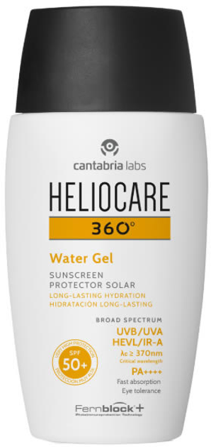Żel-fluid do twarzy Heliocare 360 Water gel SPF50+ 50 ml (8470001930156) - obraz 1