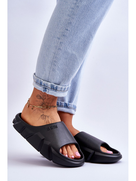 Жіночі шльопанці Big Star LL274594 41 Чорні (5900714632588) - зображення 4