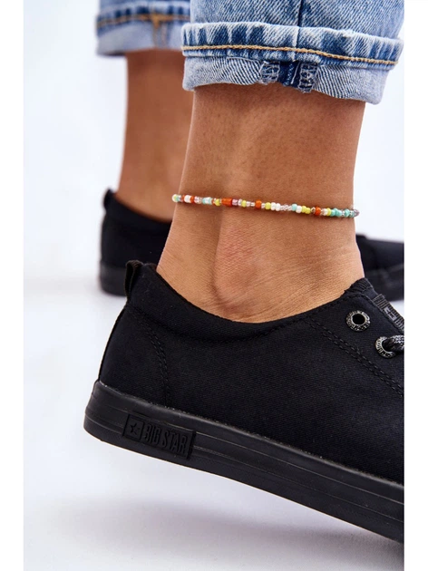 Tenisówki damskie materiałowe Big Star LL274057 39 Czarne (5900714630805) - obraz 6