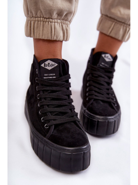 Tenisówki damskie za kostkę Lee Cooper LCJ-22-31-1432L 36 Czarne (5904292123940) - obraz 5