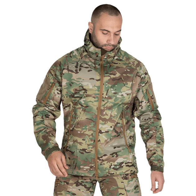 Куртка тактическая полевая износостойкая теплый верх для силовых структур XXL Multicam (SK-N0012 (XXL)S) - изображение 2
