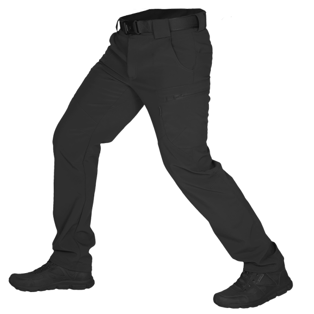 Штани тактичні чоловічі зносостійкі похідні штани для силових структур KOMBAT XXXL Чорний (SK-N6584XXXLS) - зображення 1