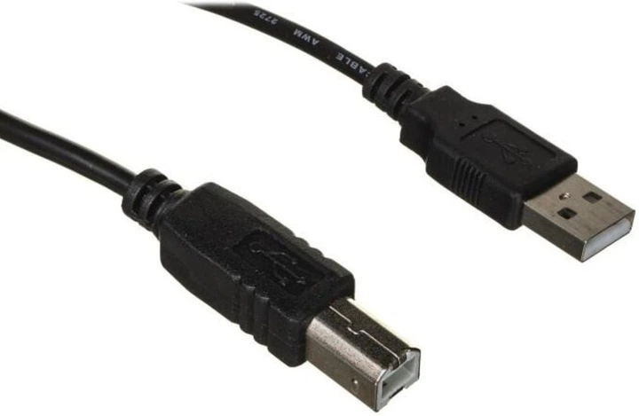 Кабель USB 2.0 AM-BM 5.0м Чорний - зображення 2