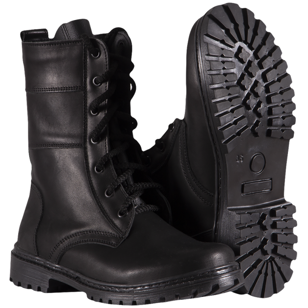 Берці тактичні польові полегшені черевики з вентиляцією для силових структур KOMBAT Чорний 46 (SK-N10r46S) - зображення 1