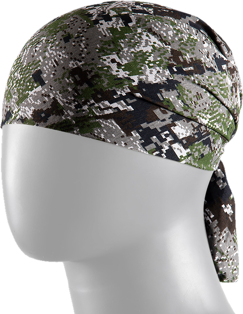Бандана тактическая универсальная маскировочная бандана для спецслужб KOMBAT 60х60см 1117 Sitka Green (SK-N1117S) - изображение 1