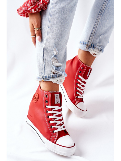 Жіночі снікери Cross Jeans II2R4026 39 Червоні (8697319152999) - зображення 5