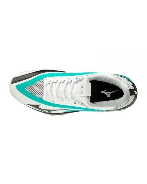 Мужские кроссовки MIZUNO SHOE WAVE IMPULSE CC белый/черный/зеленый (40) UK6.5 61GC1980-09 40 - изображение 3