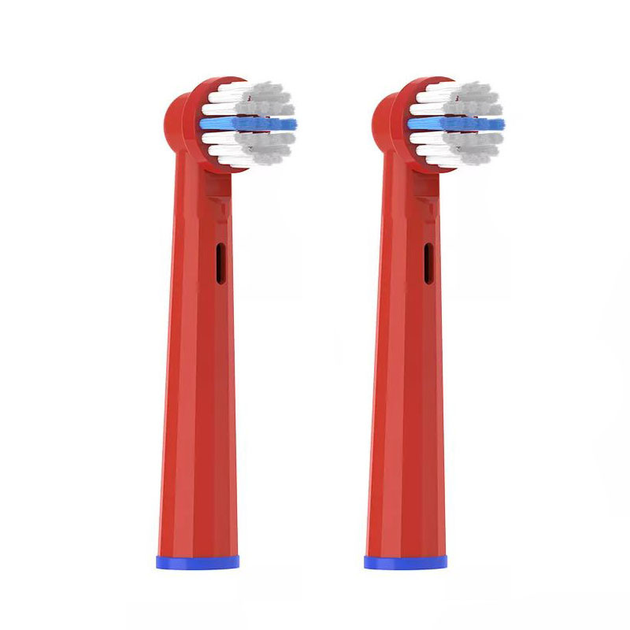 Насадки сумісні з ORAL-B дитячі - Meylong EB10A Kid 2шт Червоні - зображення 1