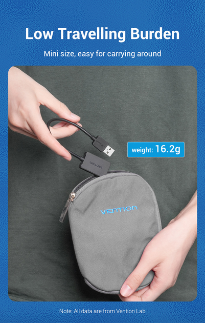 Звуковая карта Vention USB - 2x 3.5мм minijack с поддержкой микрофона 16 бит/48 кГц TRS Наружный Адаптер Стерео AUX 3-пиновый Черный CDYB0 - изображение 13