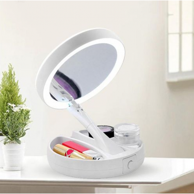 Дзеркало з LED підсвічуванням складне My Fold Away кругле IS33 (4466ZRKR-C) CLS55 - зображення 5