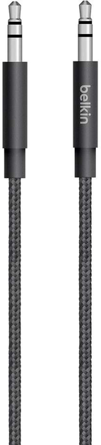 Кабель Belkin Mixit Up Metallic AUX Cable Black (AV10164BT04-BLK) - зображення 1