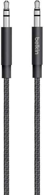 Kabel Belkin Mixit Up Metaliczny kabel AUX Czarny (AV10164BT04-BLK) - obraz 1