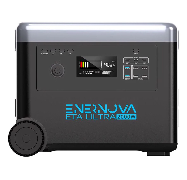 Зарядная станция Enernova ETA-Ultra, 2500 Вт, 2160 Вт*ч (электростанция ...