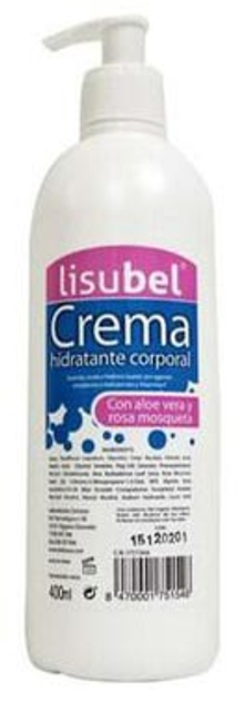 Крем для тіла Lisubel Crema Hidratante Corporal 400 мл (8470001751546) - зображення 1