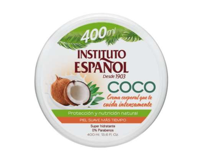 Крем для тіла Instituto Español Body Cream Coconut Super Hydratant 400 мл (8411047144169) - зображення 2