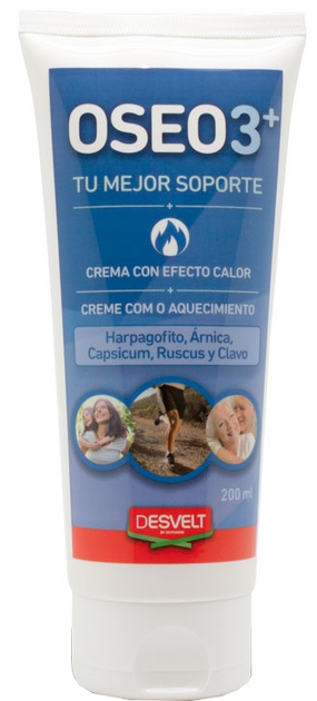 Krem do ciała Desvelt Oseo3 Crema Efecto Calor 200 ml (8437011483997) - obraz 1