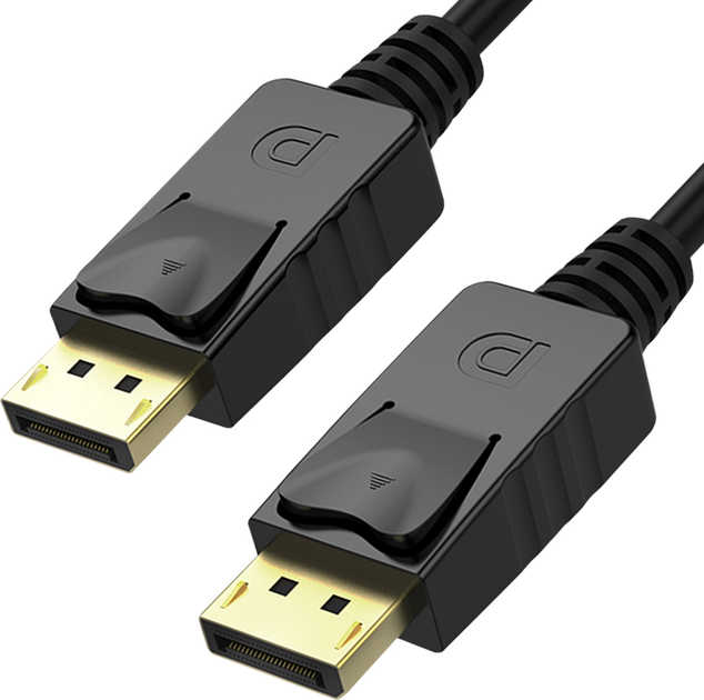 Kabel Unitek DisplayPort M/M 2 m Czarny (Y-C608BK) - obraz 1