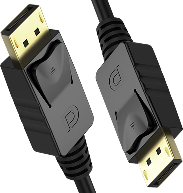 Kabel Unitek DisplayPort M/M 2 m Czarny (Y-C608BK) - obraz 2