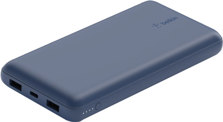 Powerbank Belkin 20K, USB-A C 15 W niebieski (BPB012BTBL) - obraz 1